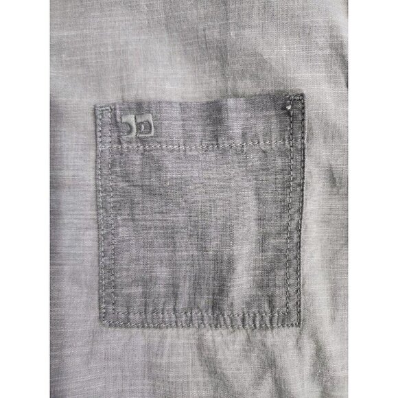 NWT Joe's Jeans Two Tone Gray Button Up Shirt Size M - Picture 7 of 10